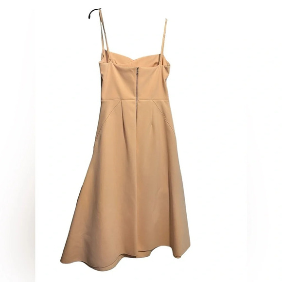 DION LEE Women's Single Knot Dress Dense Tech Jersey - Blush - Size US 8 - Picture 3 of 12